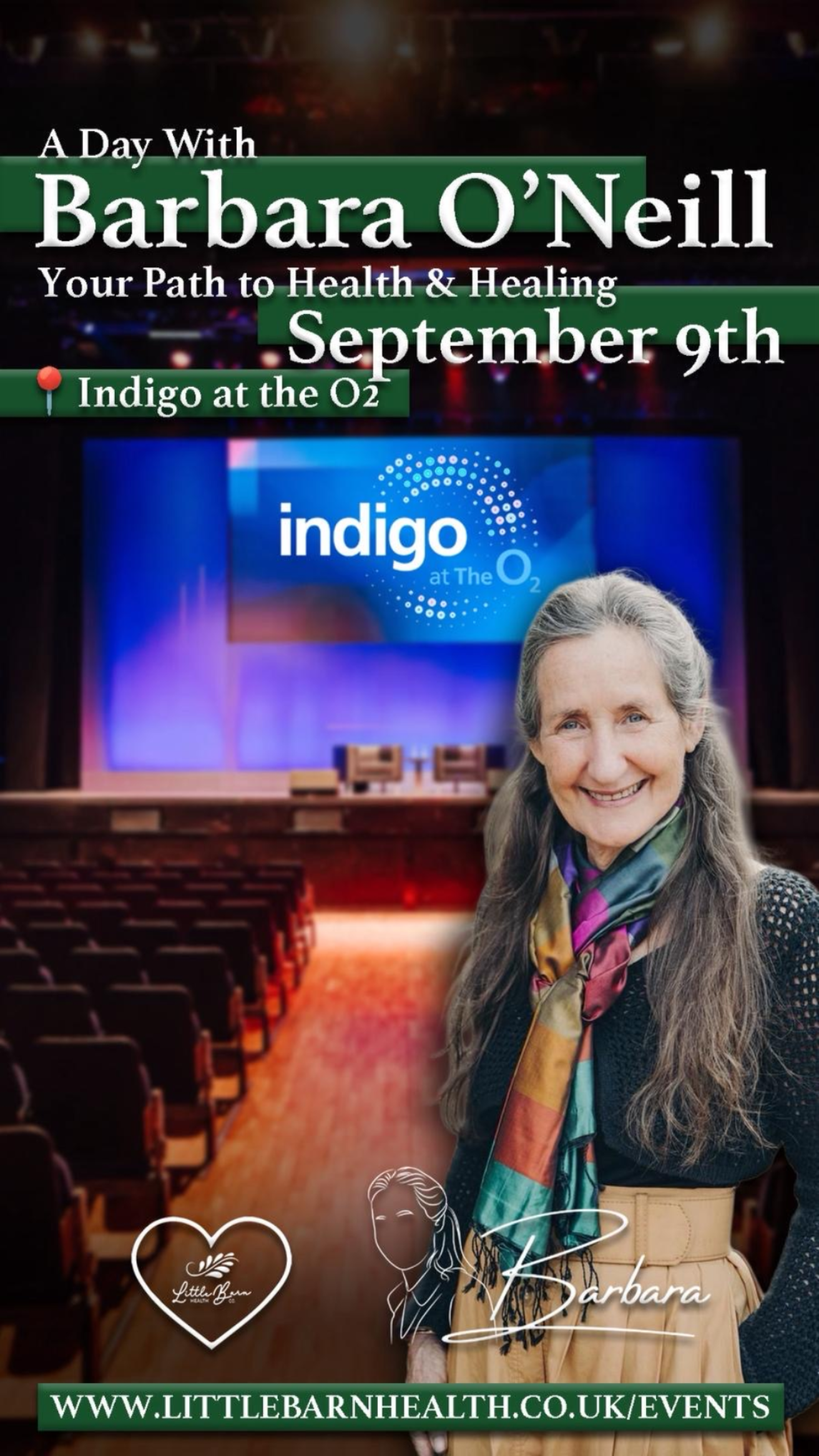 Barbara O'Neill Live Indigo at The O2 - London IN-PERSON