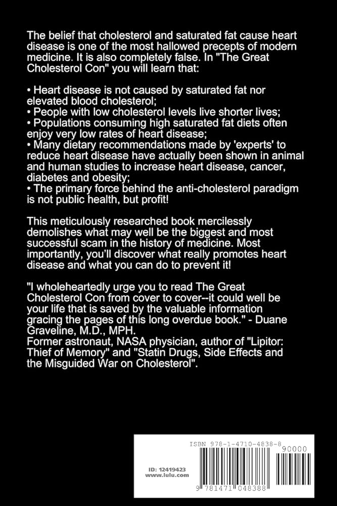 The Great Cholesterol Con - Dr Malcolm Kendrick